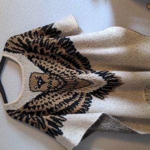 Vertigo Eagle Cape Shawl Poncho
